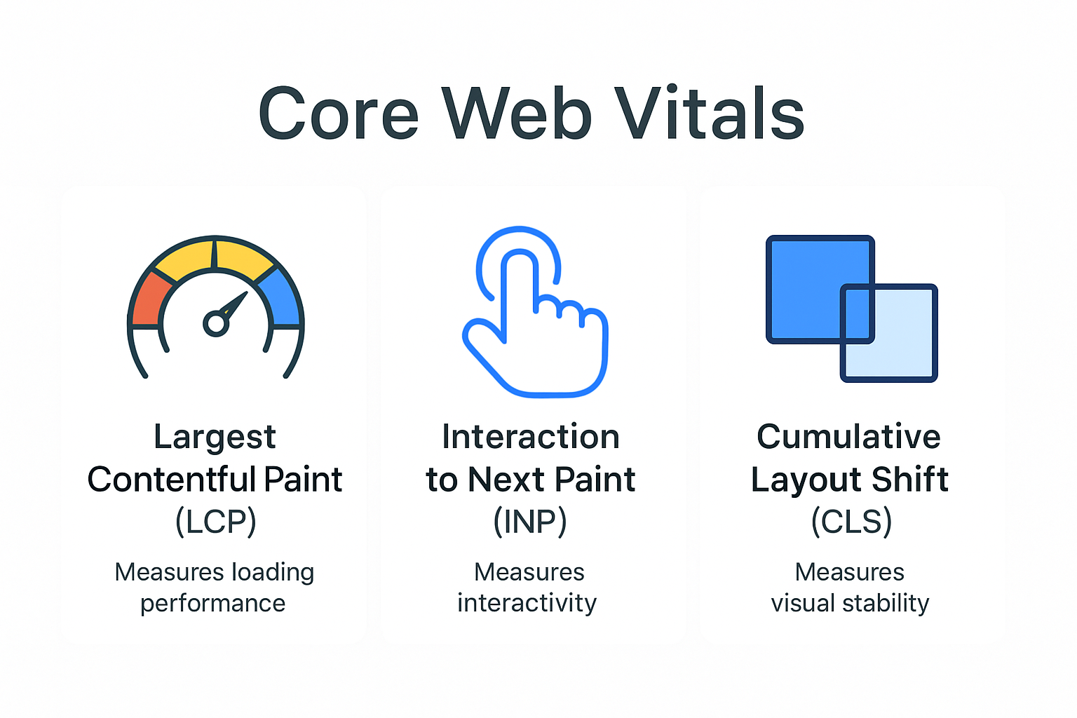 Core Web Vitals metrics overview