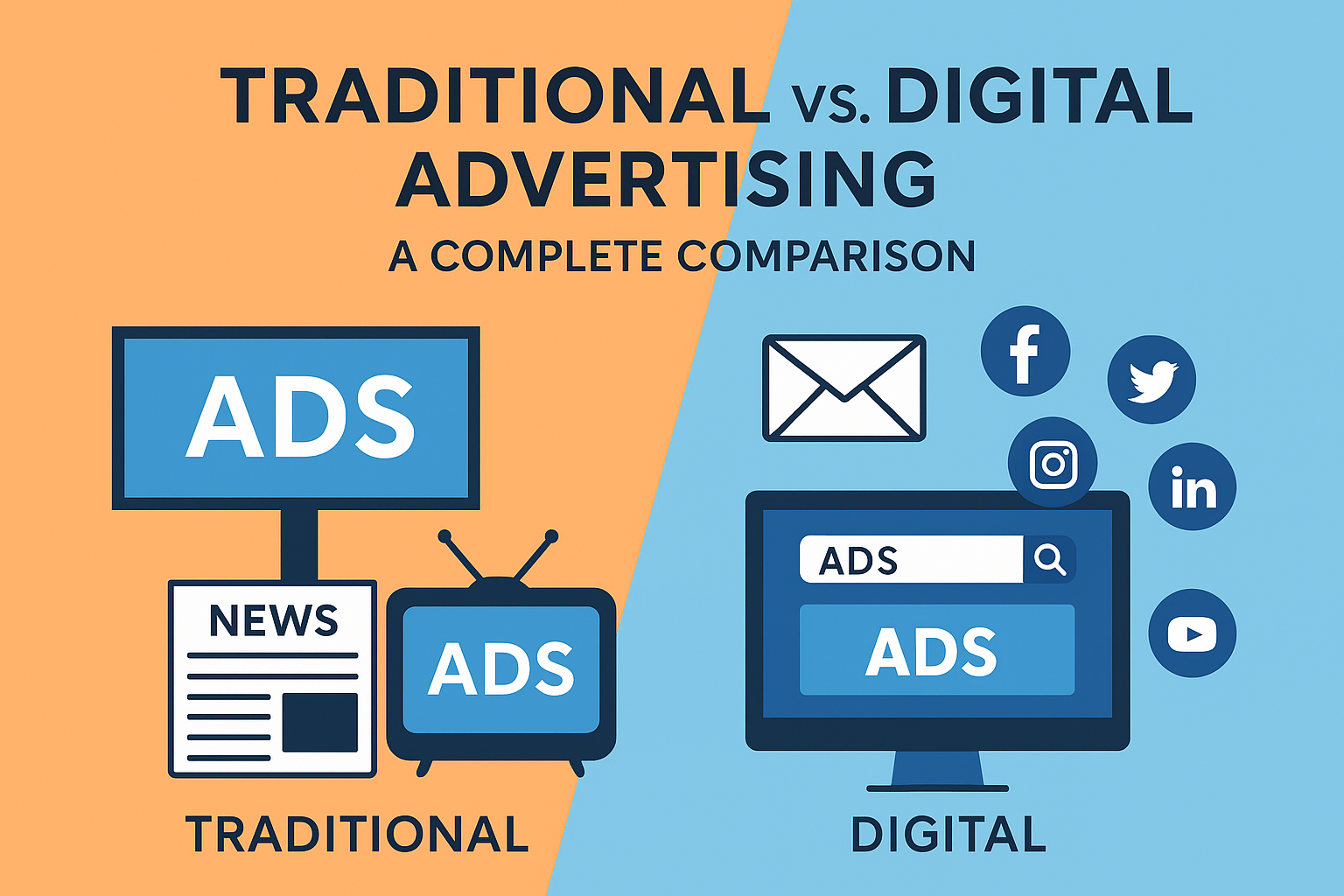 Thumbnail for Traditional vs. Digital Advertising: A Complete Comparison